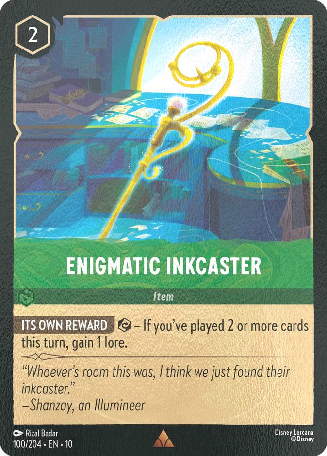 Enigmatic Inkcaster - 100/204 [Whispers in the Well] [Cold Foil]