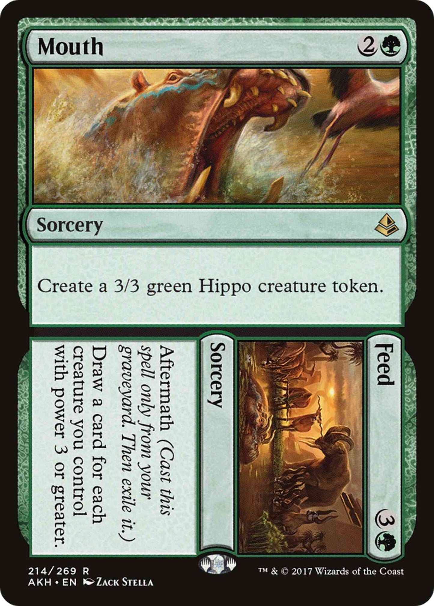 Mouth // Feed [214] [Amonkhet] [Non-Foil]