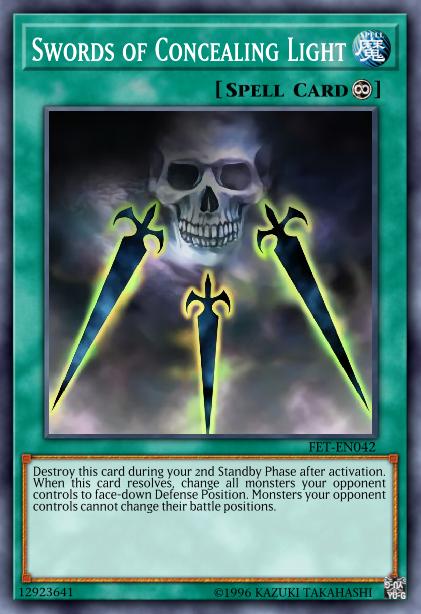Swords of Concealing Light - BP03-EN151 - Shatterfoil Rare - 1st Edition