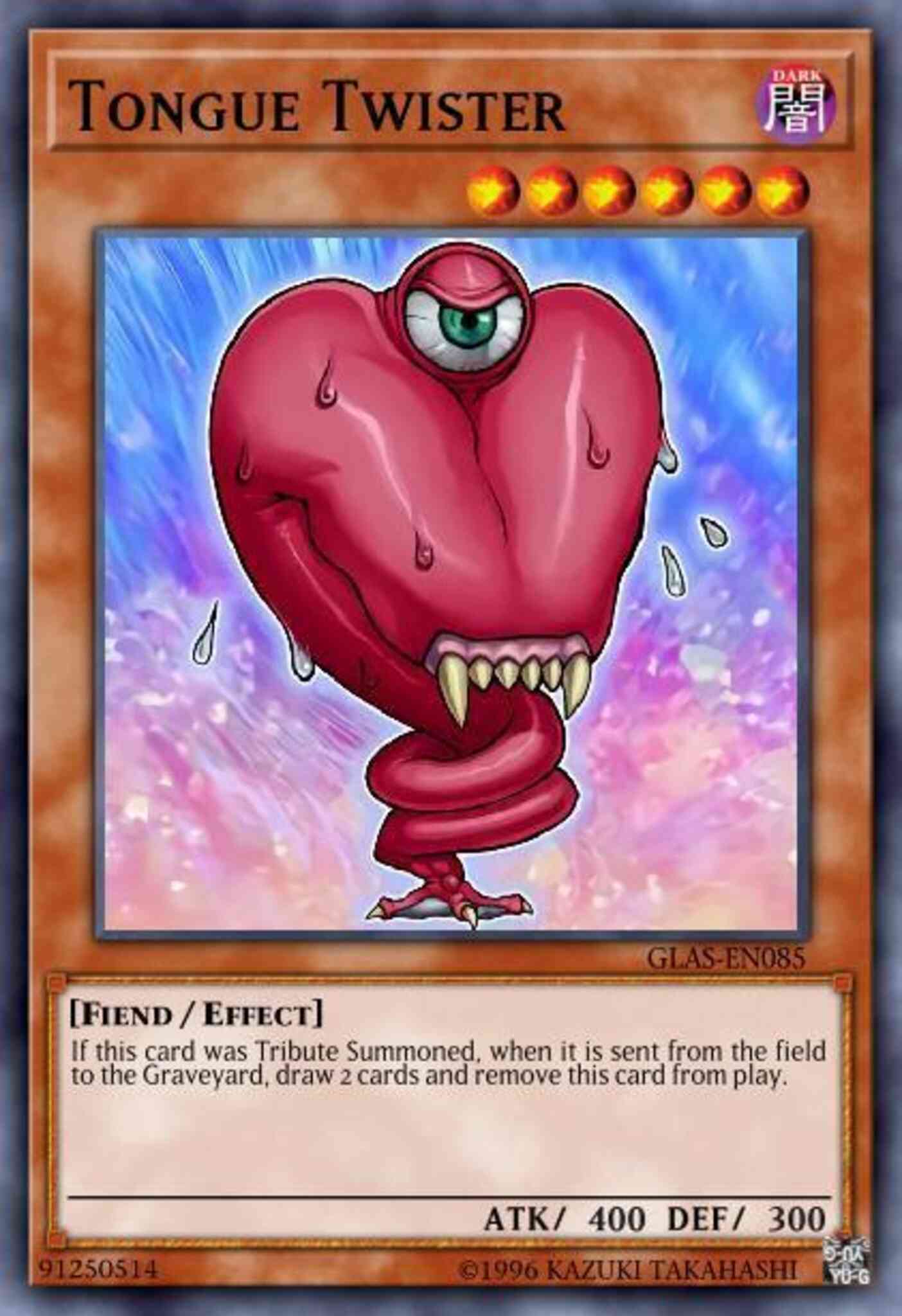 Tongue Twister - GLAS-EN085 - Secret Rare - 1st Edition
