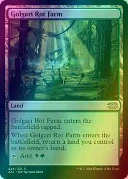 Golgari Rot Farm [324] [Double Masters 2022] [Foil]