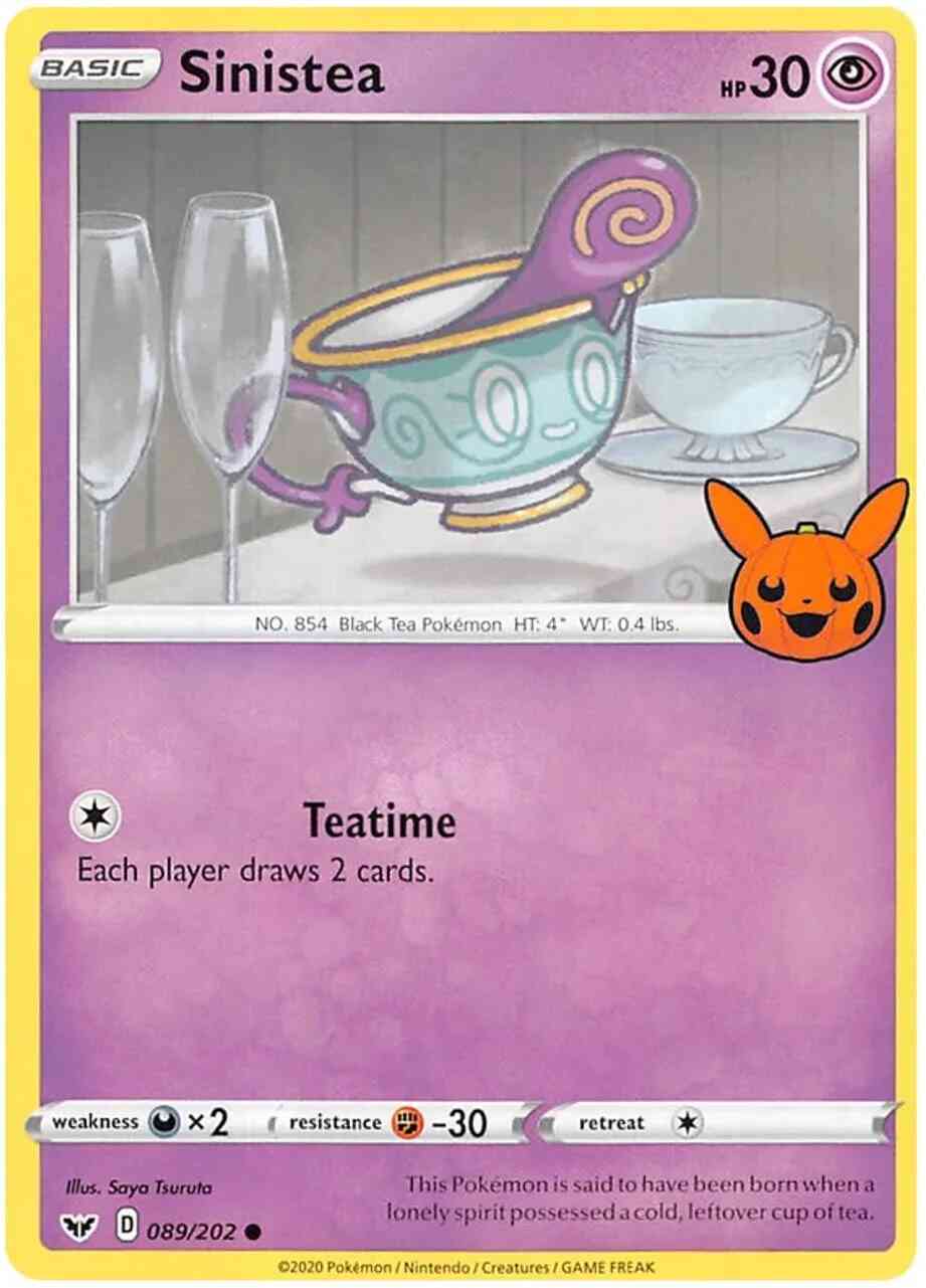Sinistea - 089/202 - Promo [Trick or Trade BOOster 2023] [swsh1msp-089] [Non-Holo]