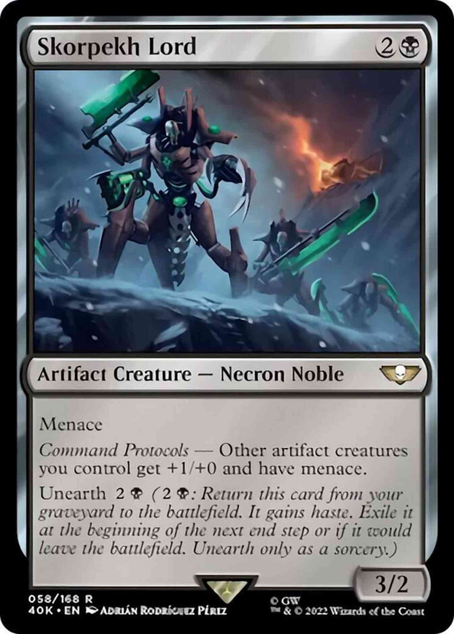 Skorpekh Lord [58] [Universes Beyond: Warhammer 40,000] [Non-Foil]