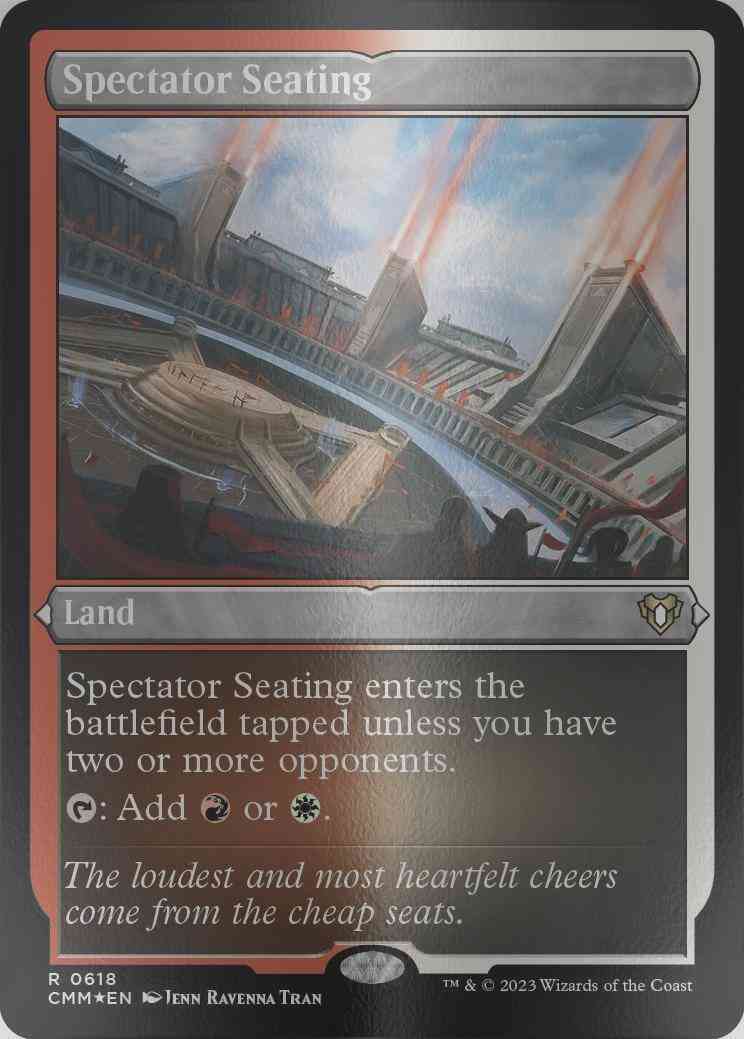 Spectator Seating [618] [Commander Masters] [Etched Foil]