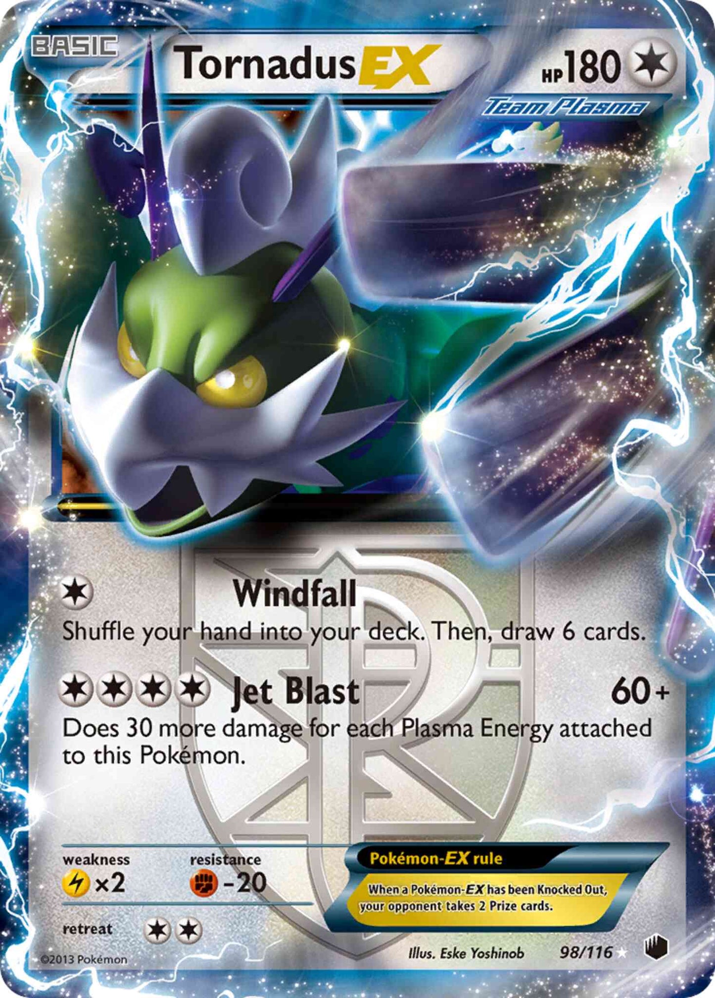 Tornadus-EX - 98/116 - Rare Holo EX [bw9-98] [Ultra]