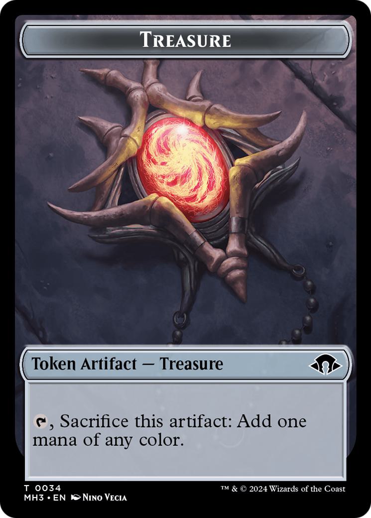 Copy Token (01) // Treasure Token (34) [Modern Horizons 3: Tokens] [Non-Foil]