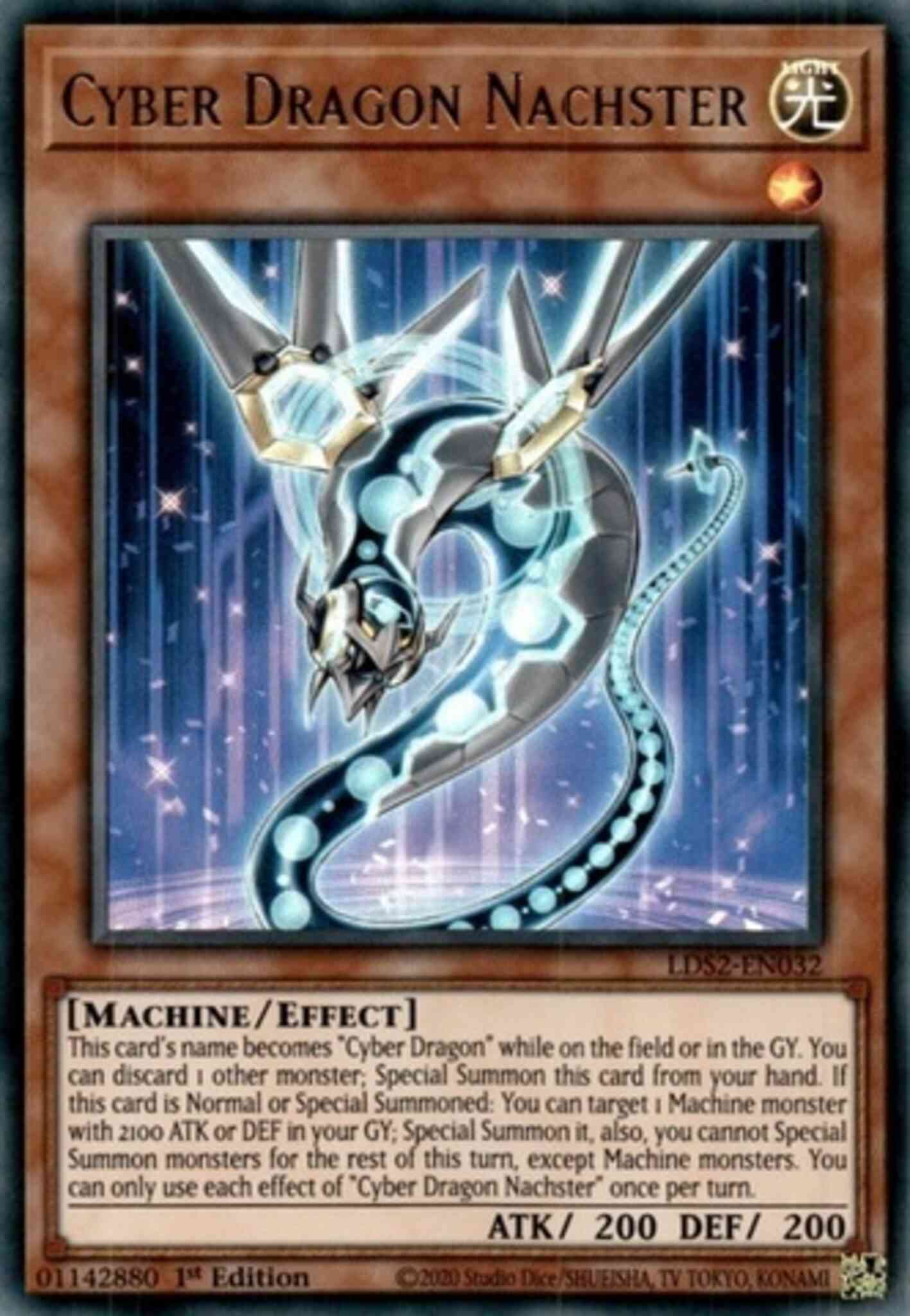 Cyber Dragon Nachster - LDS2-EN032 - Ultra Rare - 1st Edition