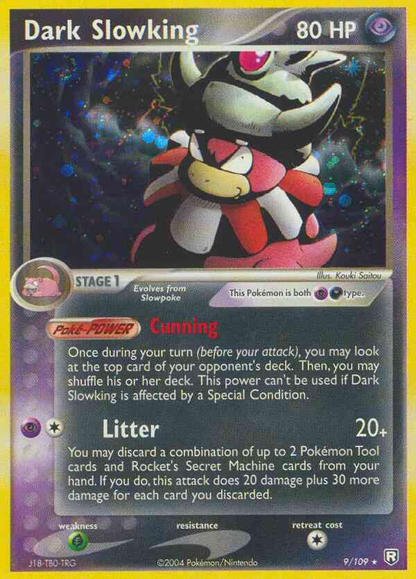 Dark Slowking - 9/109 - Rare Holo [ex7-9] [Holo]