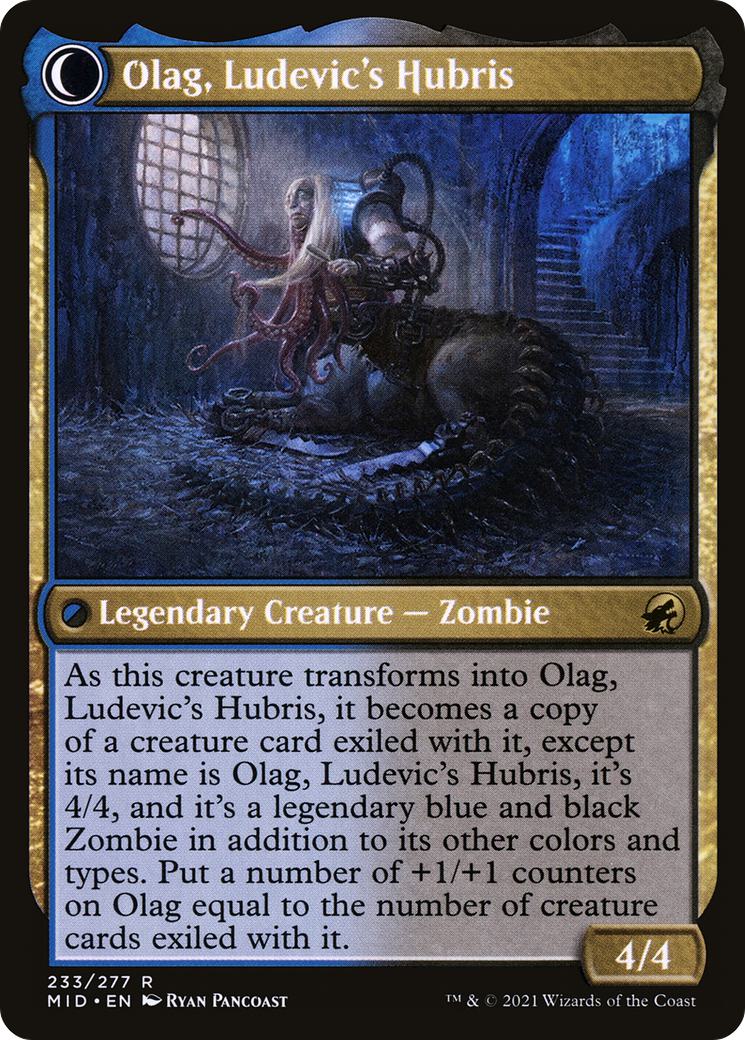 Ludevic, Necrogenius // Olag, Ludevic's Hubris [MID-233] [The List] [Non-Foil]