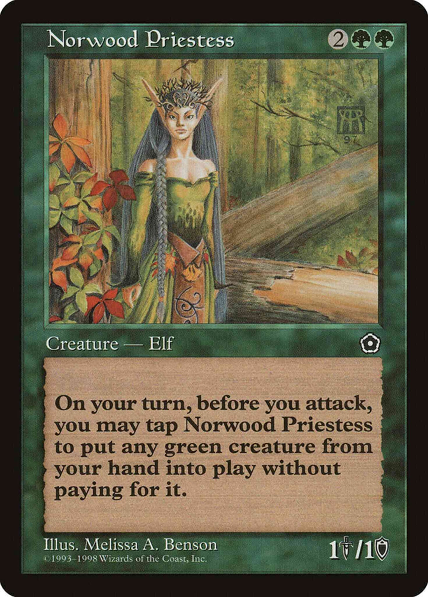 Norwood Priestess [137] [Portal Second Age] [Non-Foil]