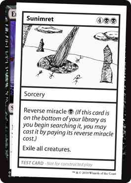 Sunimret - No Symbol [47] [Mystery Booster Playtest Cards 2021] [Non-Foil]