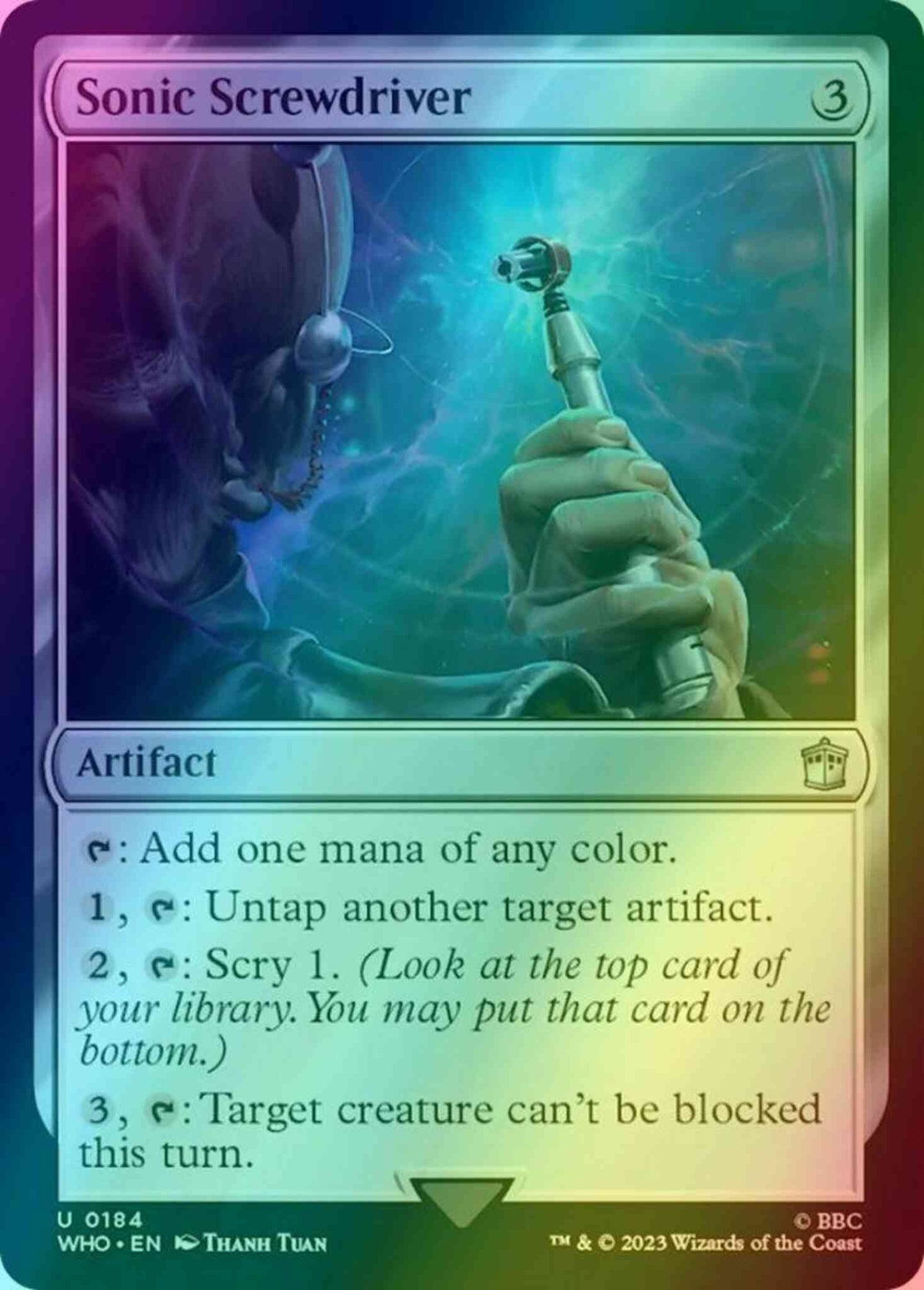 Sonic Screwdriver [184] [Universes Beyond: Doctor Who] [Foil]