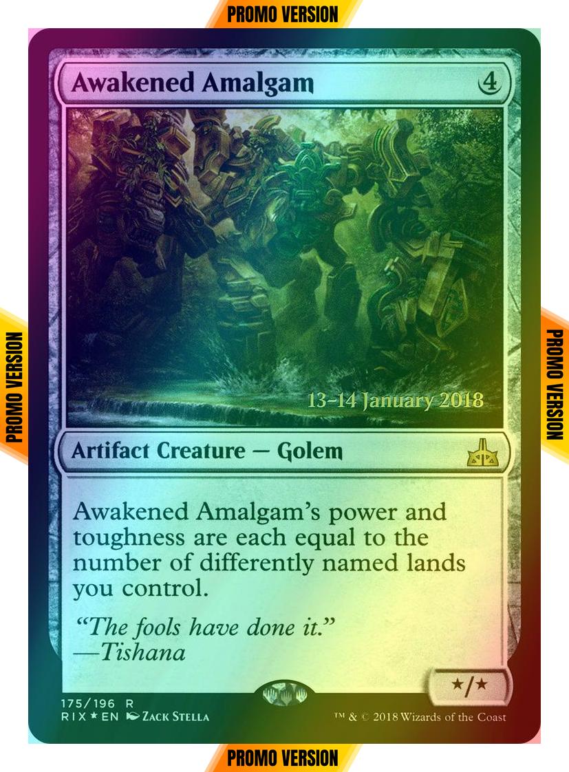 Awakened Amalgam [175s] [Rivals of Ixalan Promos] [Foil]