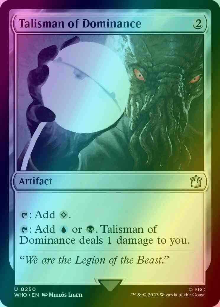 Talisman of Dominance [250] [Universes Beyond: Doctor Who] [Foil]