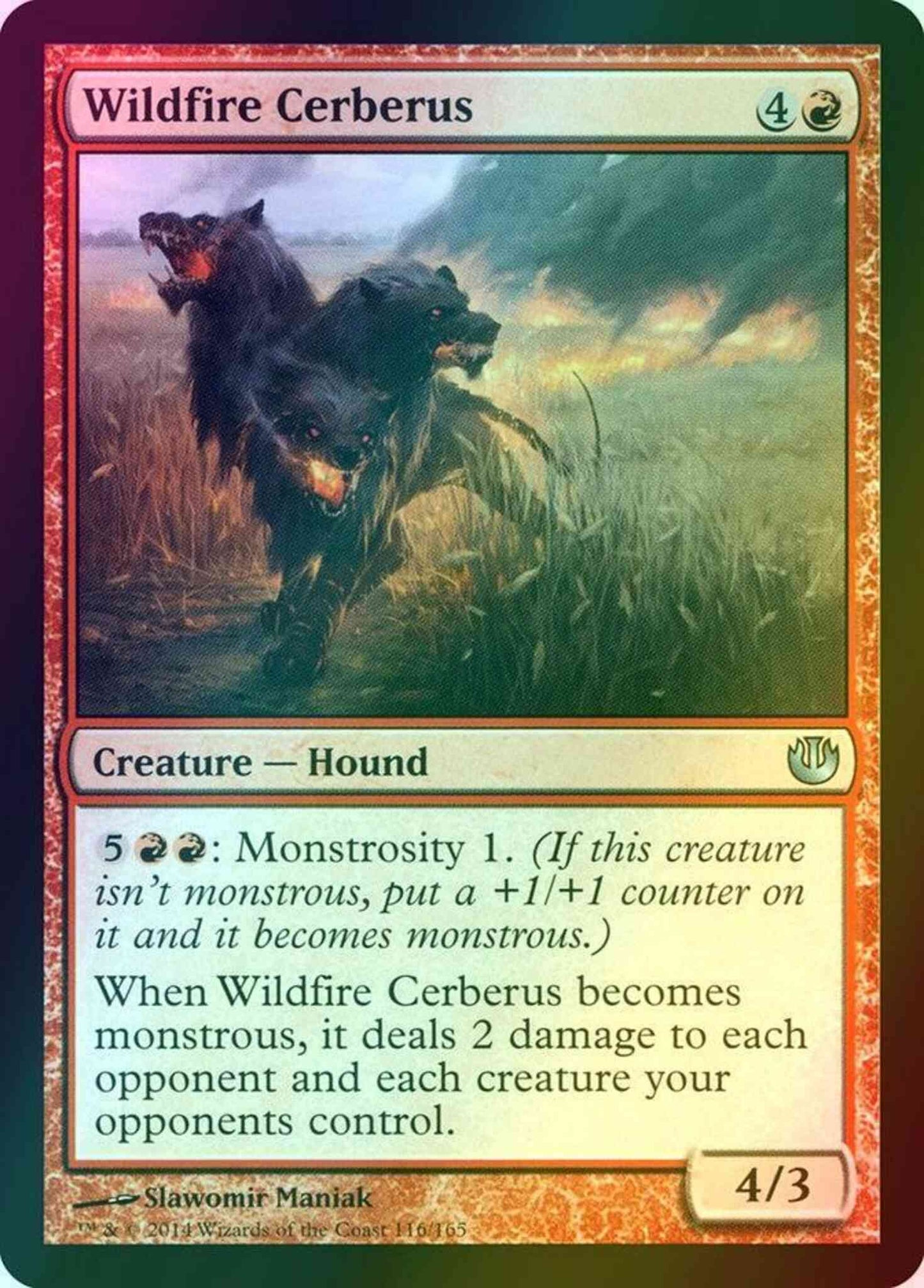 Wildfire Cerberus [116] [Journey into Nyx] [Foil]