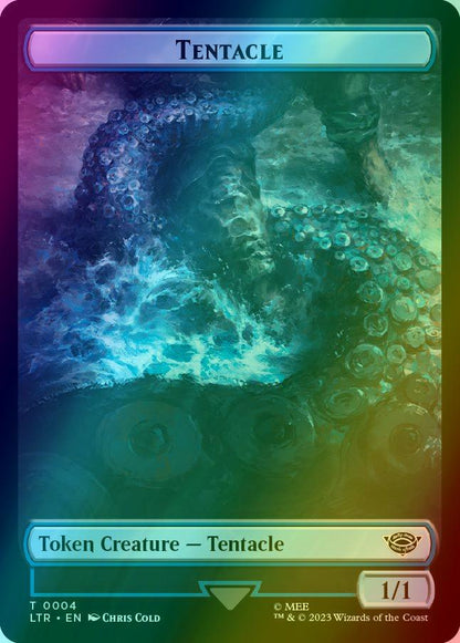 Food Token (10) // Tentacle Token (04) [The Lord of the Rings: Tales of Middle-earth: Tokens] [Foil]