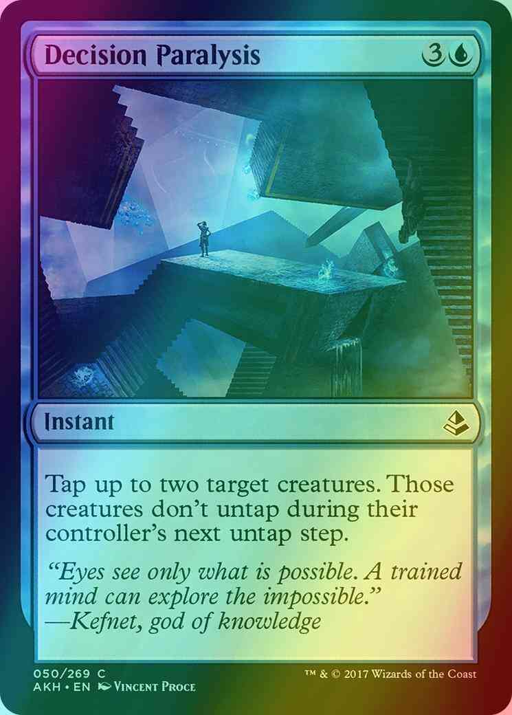 Decision Paralysis [50] [Amonkhet] [Foil]
