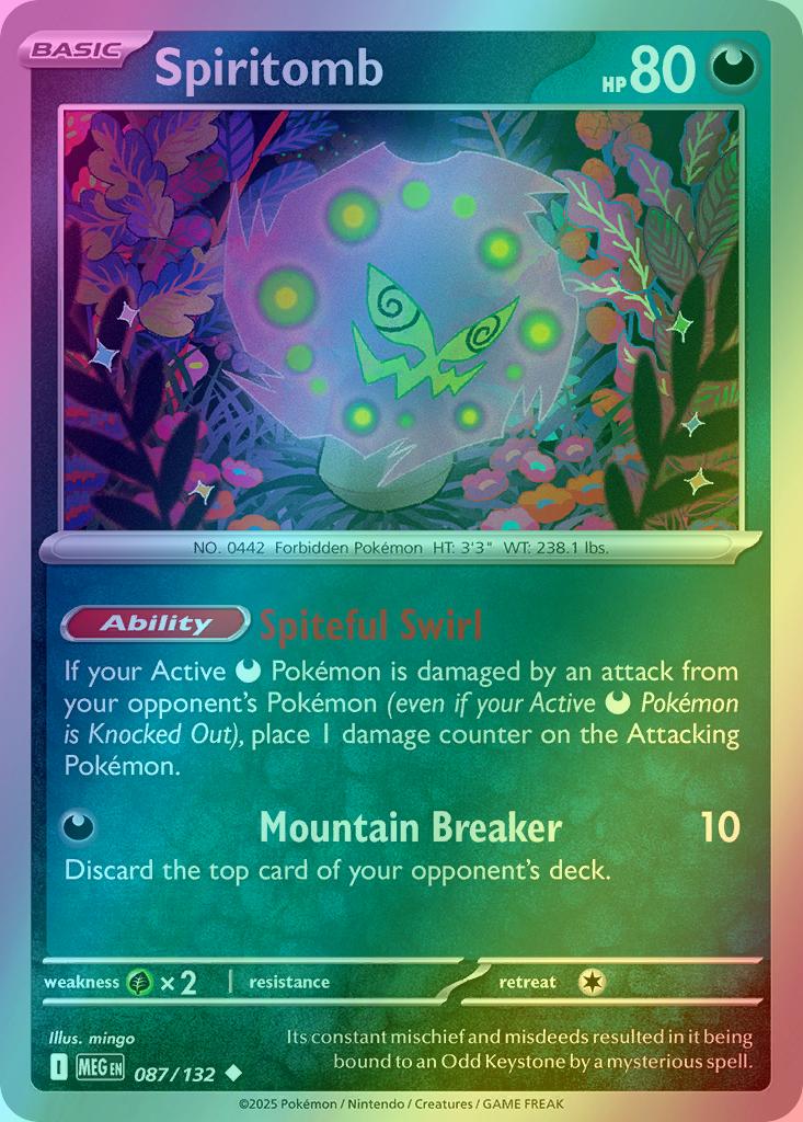 Spiritomb - 087/132 - Uncommon [me01-087] [Reverse Holo]