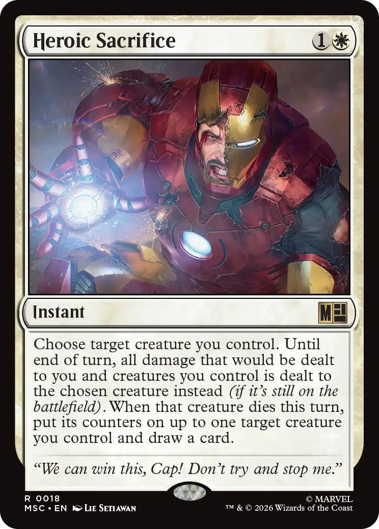 Heroic Sacrifice [18] [Marvel Super Heroes: Commander] [Non-Foil]