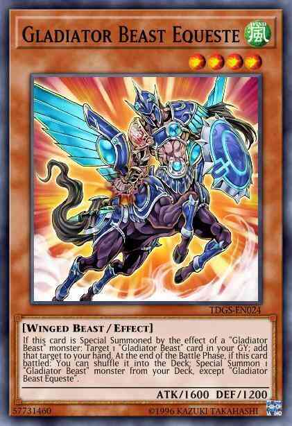 Gladiator Beast Equeste - TDGS-EN024 - Common - 1st Edition