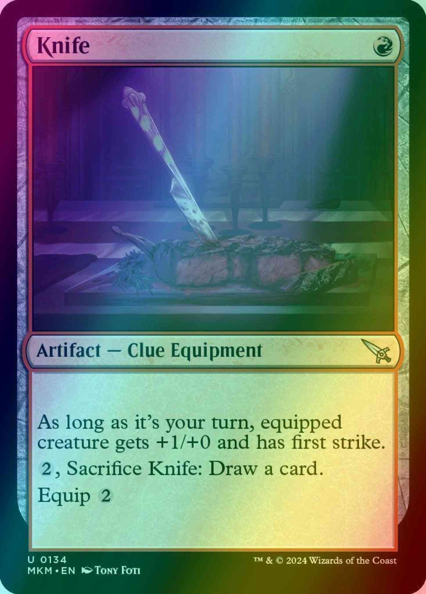 Knife [134] [Murders at Karlov Manor] [Foil]