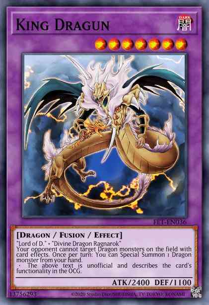 King Dragun - FET-EN036 - Ultimate Rare - 1st Edition