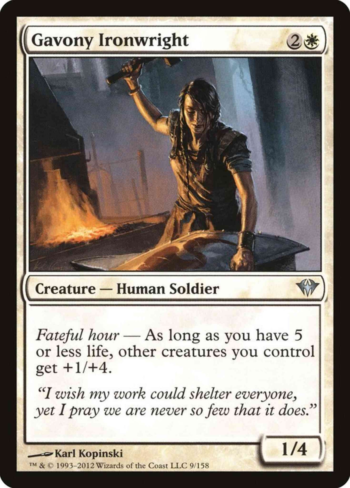 Gavony Ironwright [9] [Dark Ascension] [Non-Foil]