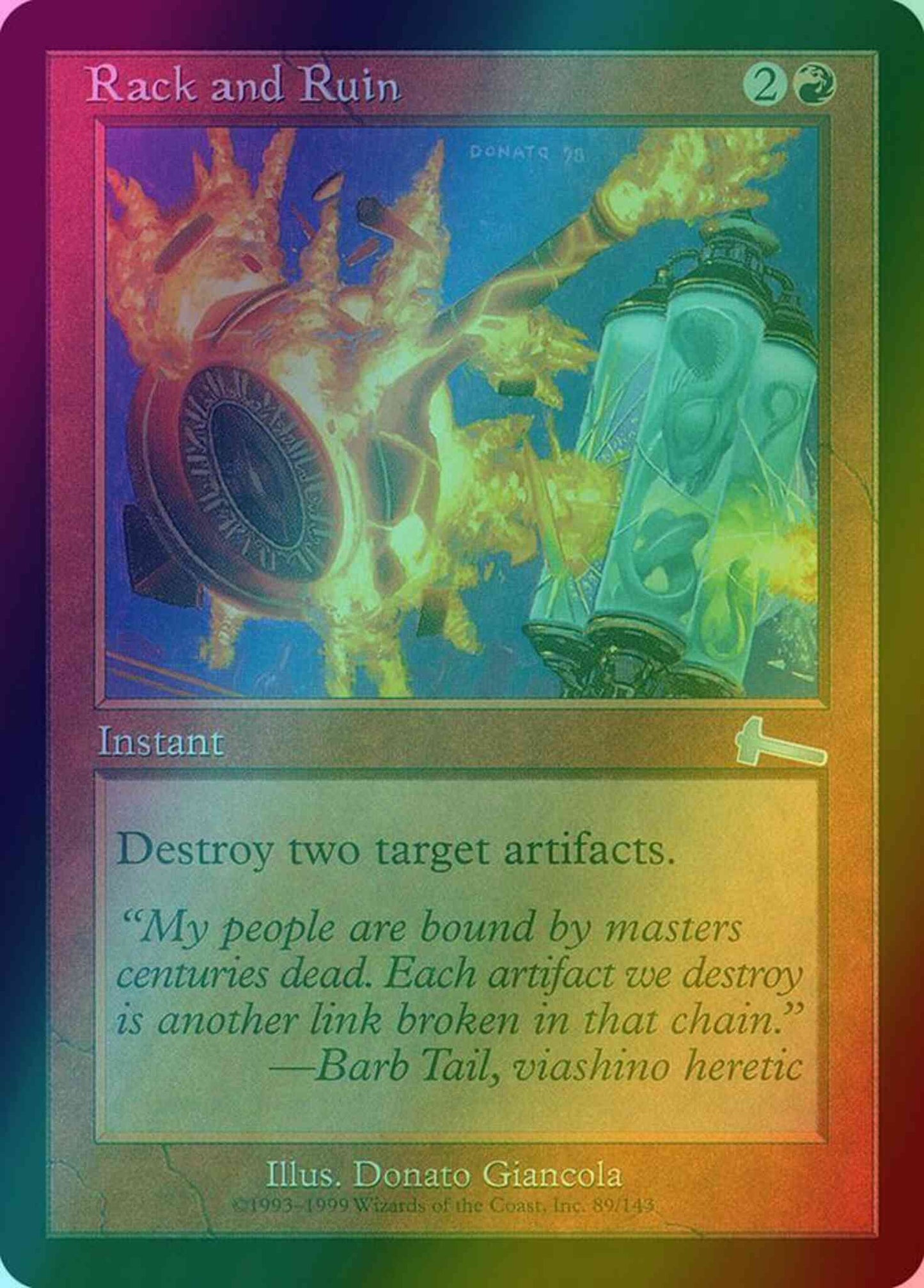 Rack and Ruin [89] [Urza's Legacy] [Foil]