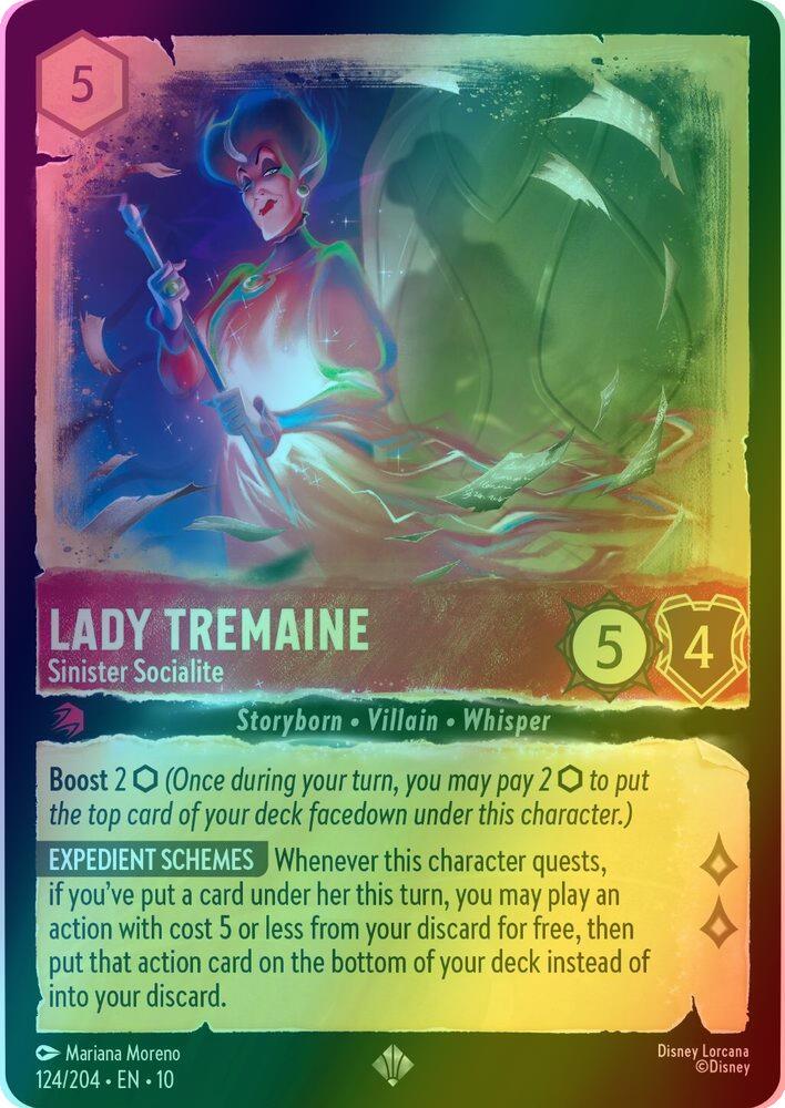 Lady Tremaine - Sinister Socialite - 124/204 [Whispers in the Well] [Holofoil]
