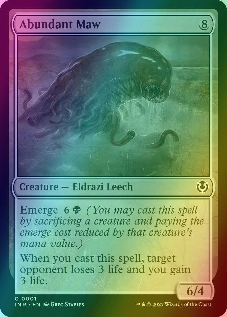 Abundant Maw [1] [Innistrad Remastered] [Foil]