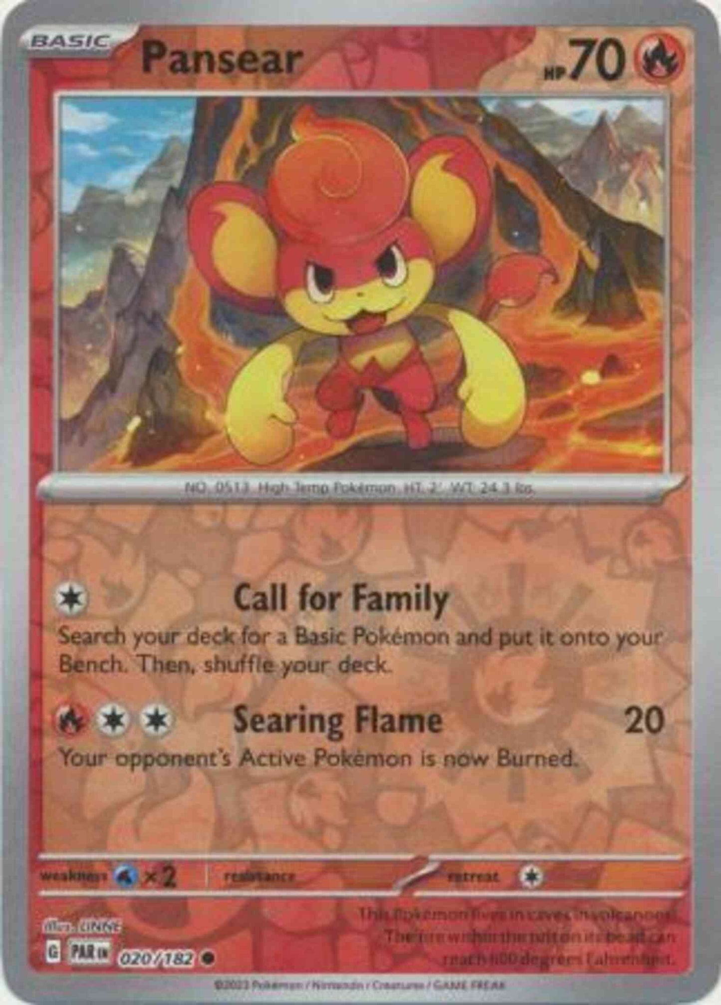 Pansear - 020/182 - Common [sv04-020] [Reverse Holo]