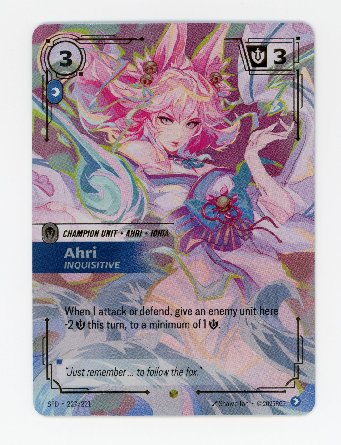 Ahri - Inquisitive — Overnumbered|Foil — ID 17444