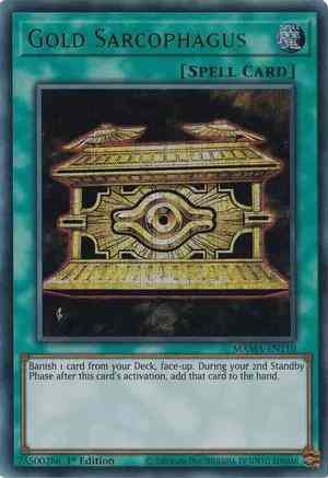 Gold Sarcophagus - MAMA-EN110 - Pharaoh Ultra Rare - 1st Edition