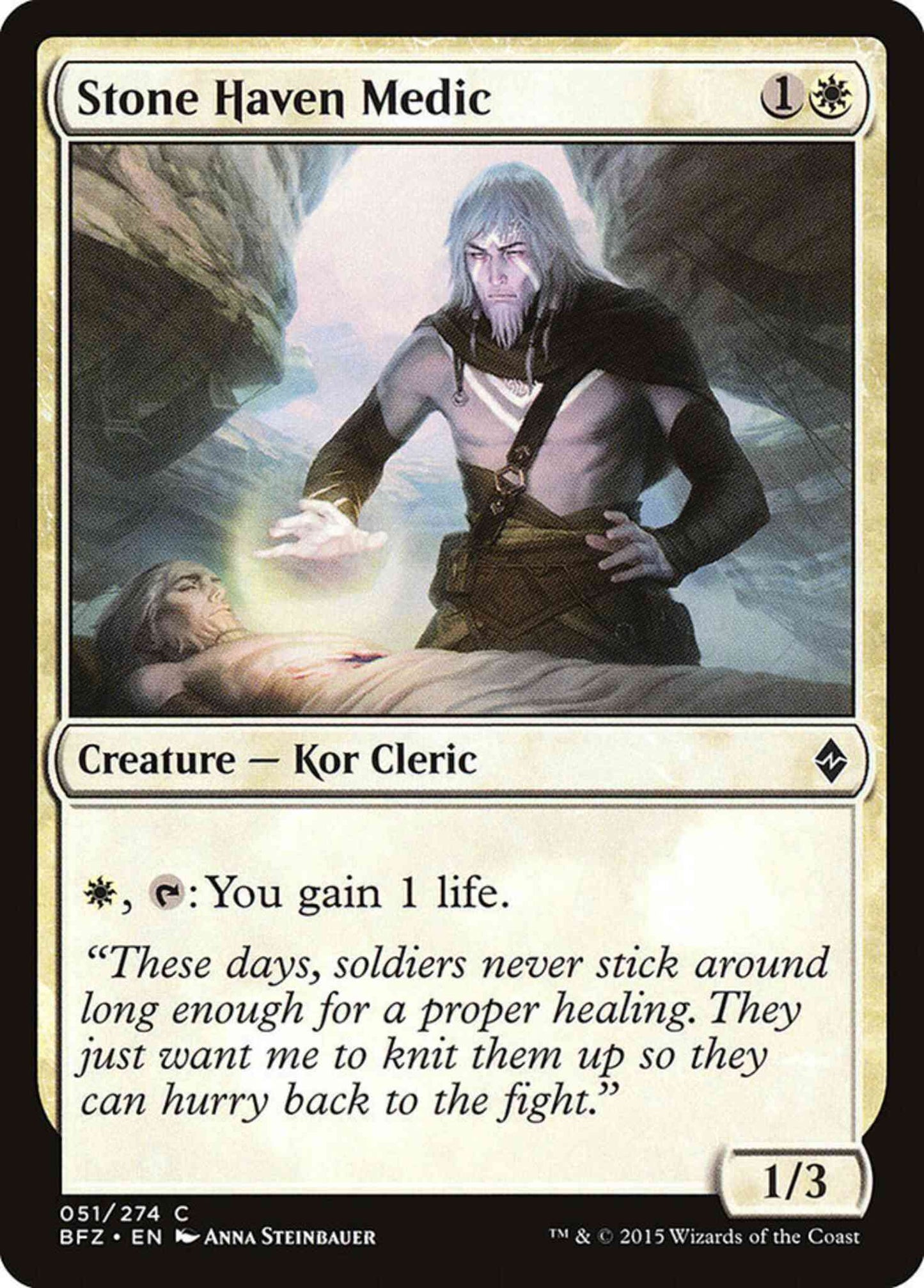 Stone Haven Medic [51] [Battle for Zendikar] [Non-Foil]