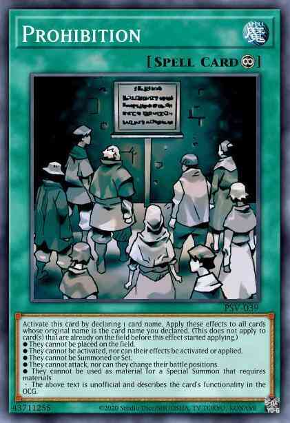 Prohibition - SDMM-EN022 - Common - 1st Edition