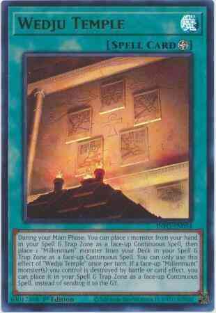 Wedju Temple - INFO-EN054 - Ultra Rare - 1st Edition