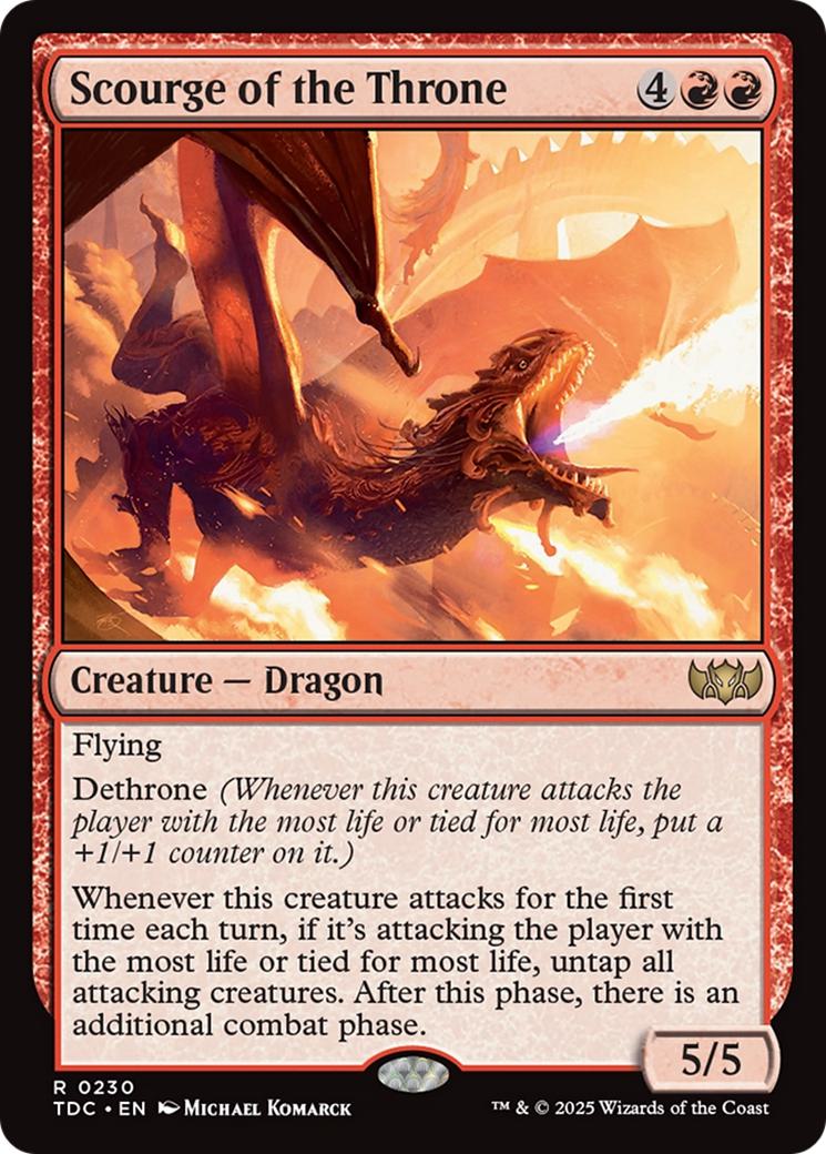 Scourge of the Throne [230] [Tarkir: Dragonstorm: Commander] [Non-Foil]