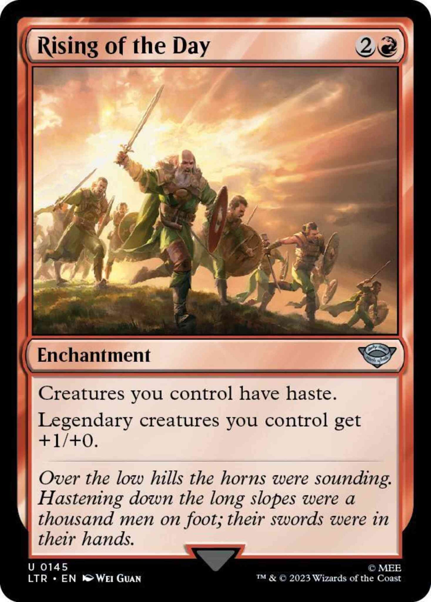 Rising of the Day [145] [The Lord of the Rings: Tales of Middle-earth] [Non-Foil]