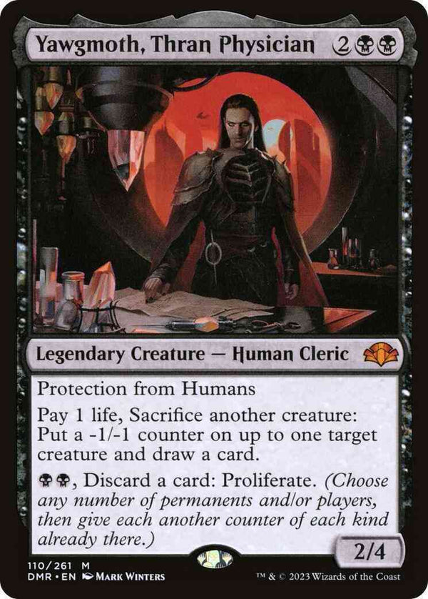 Yawgmoth, Thran Physician [110] [Dominaria Remastered] [Non-Foil]