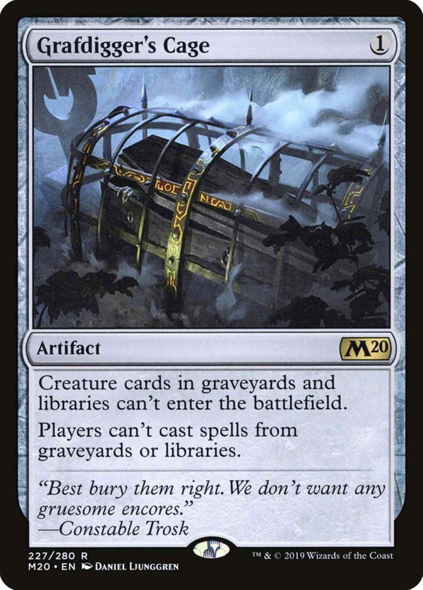 Grafdigger's Cage [227] [Core Set 2020] [Non-Foil]