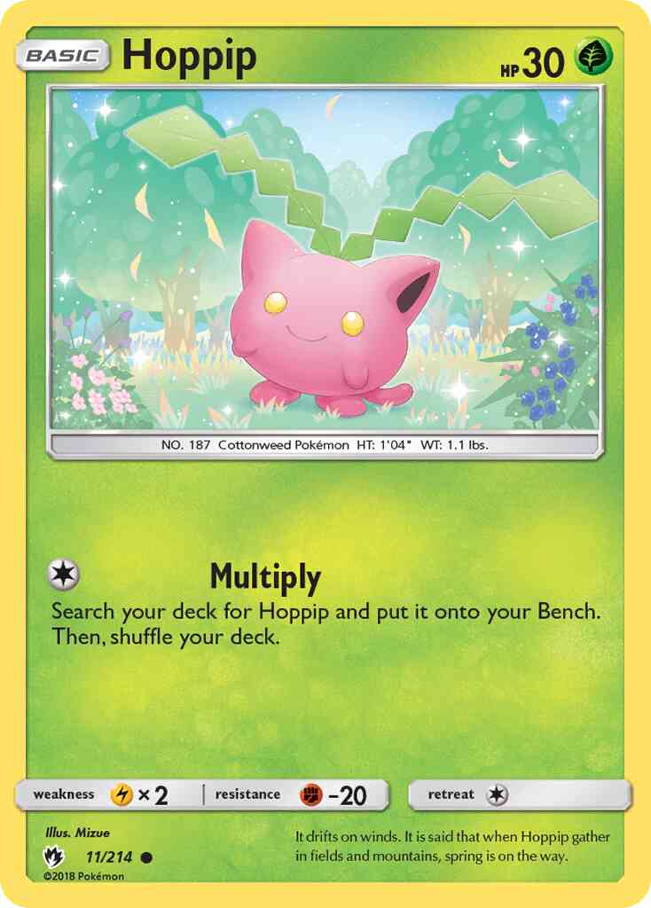 Hoppip - 11/214 - Common [sm8-11] [Non-Holo]