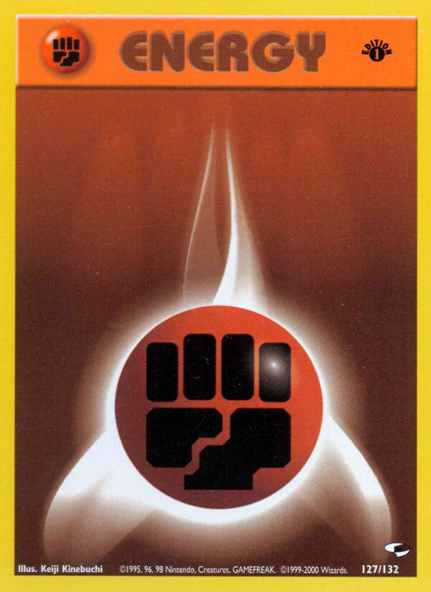 Fighting Energy - 127/132 - Common - 1st Edition [gym1-127] [Non-Holo]