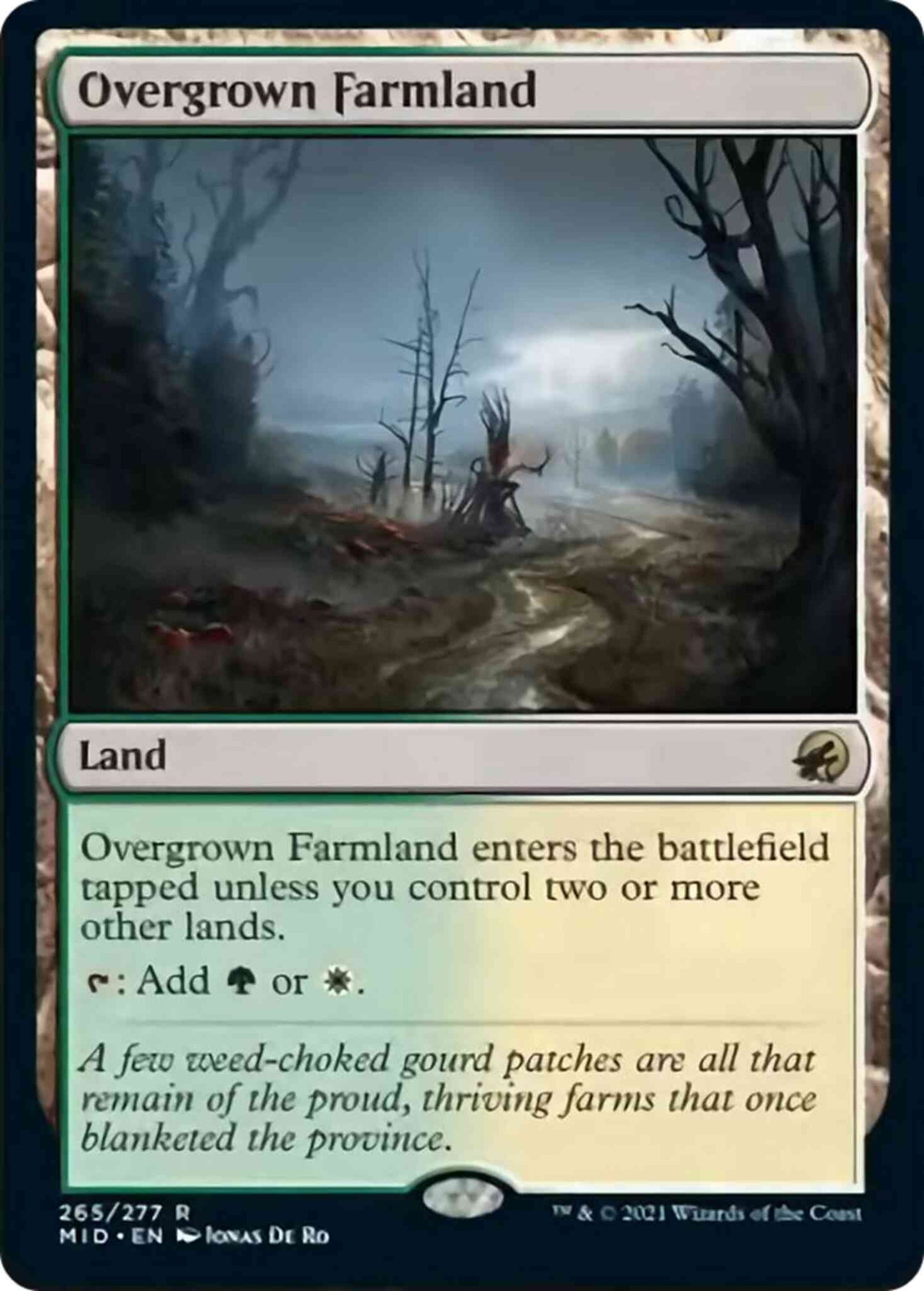 Overgrown Farmland [265] [Innistrad: Midnight Hunt] [Non-Foil]