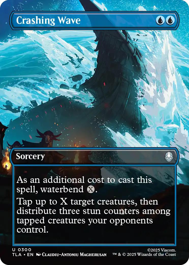 Crashing Wave [300] [Borderless] [Scene] [Avatar: The Last Airbender] [Non-Foil]