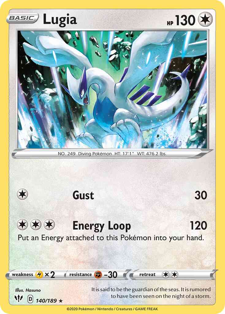 Lugia - 140/189 - Rare [swsh3-140] [Reverse Holo]