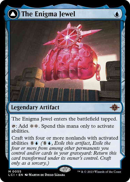 The Enigma Jewel // Locus of Enlightenment [55] [The Lost Caverns of Ixalan] [Non-Foil]