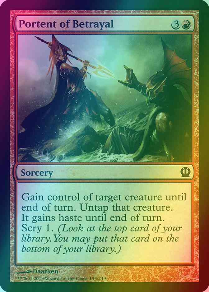 Portent of Betrayal [133] [Theros] [Foil]