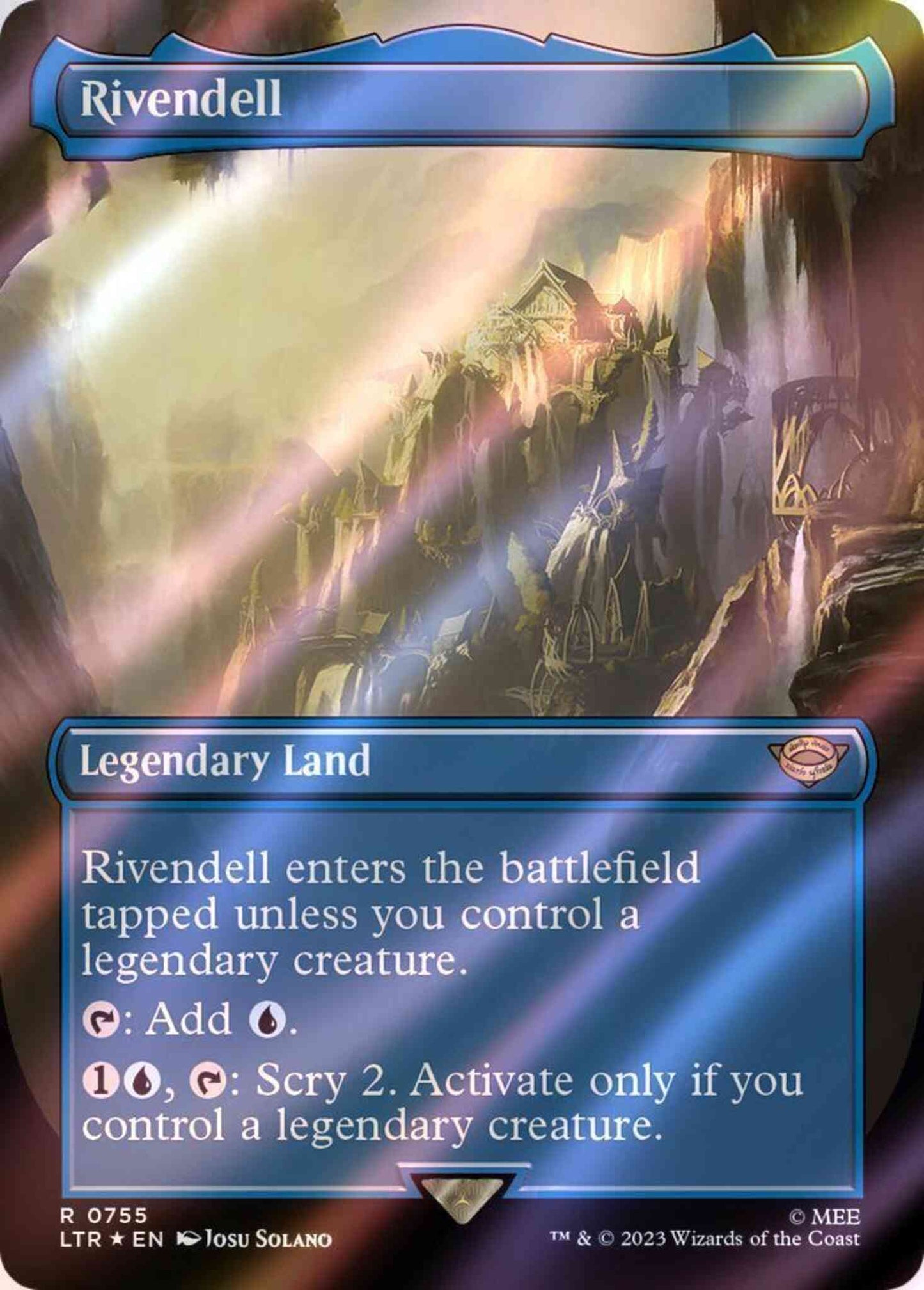 Rivendell [755] [Borderless] [The Lord of the Rings: Tales of Middle-earth] [Surge Foil]