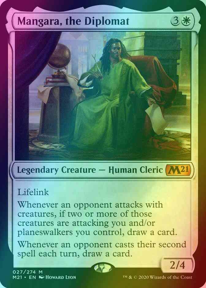 Mangara, the Diplomat [27] [Core Set 2021] [Foil]