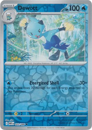 Dewott - 022/086 - Common [sv105w-022] [Reverse Holo]